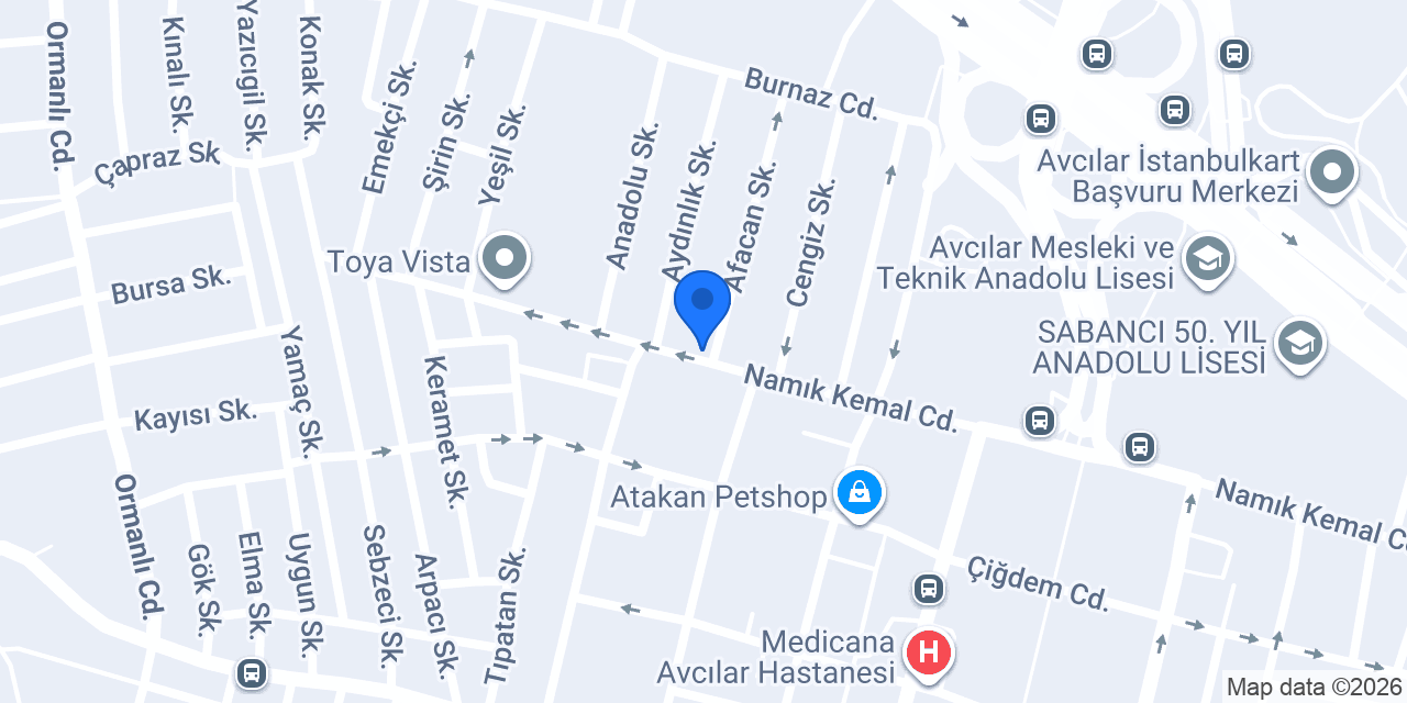 Anıl Oyuncak konumu