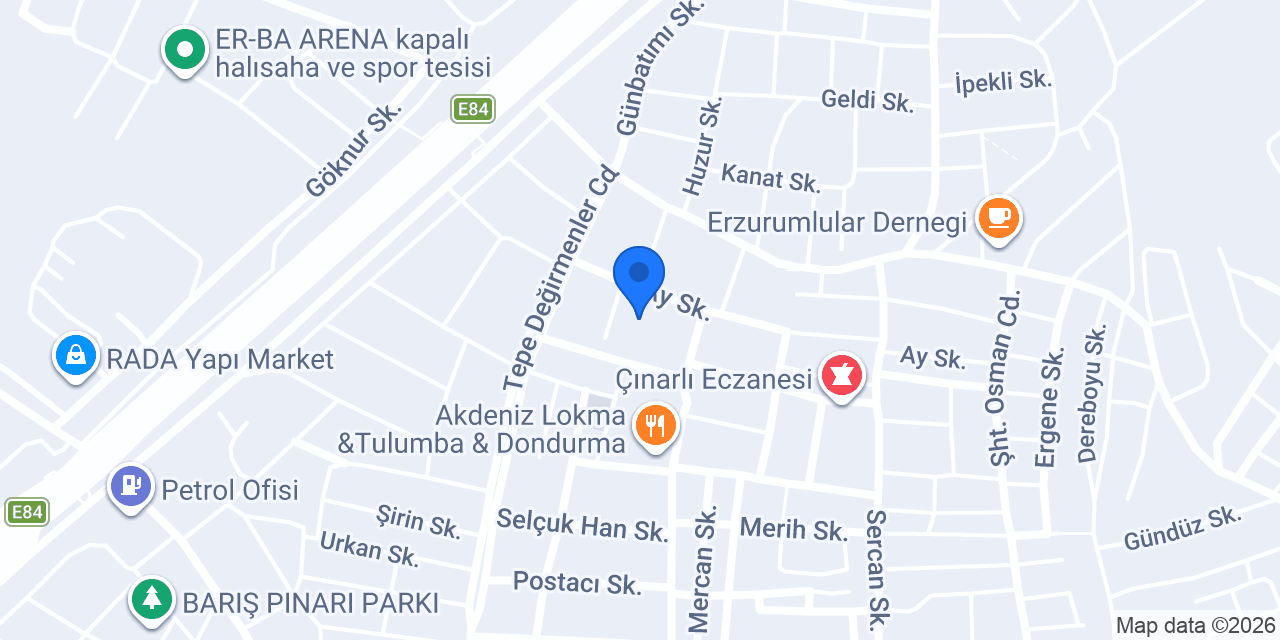 ÇINARLI ANAOKULU konumu