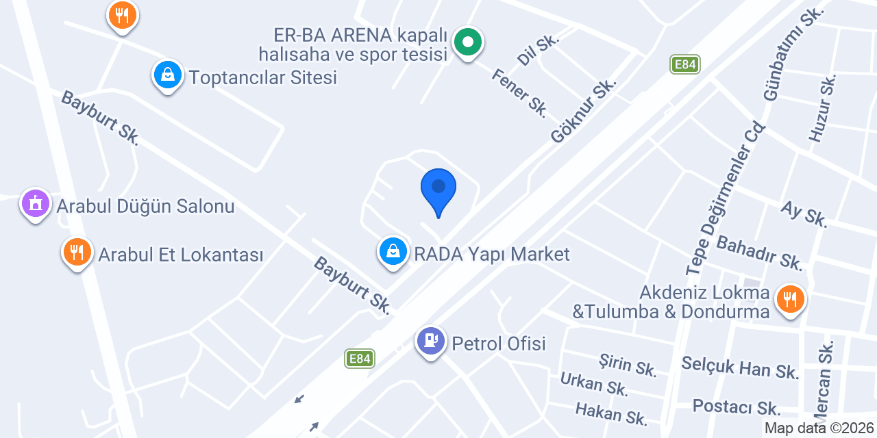 Erempınar Gıda Ltd.şti. konumu