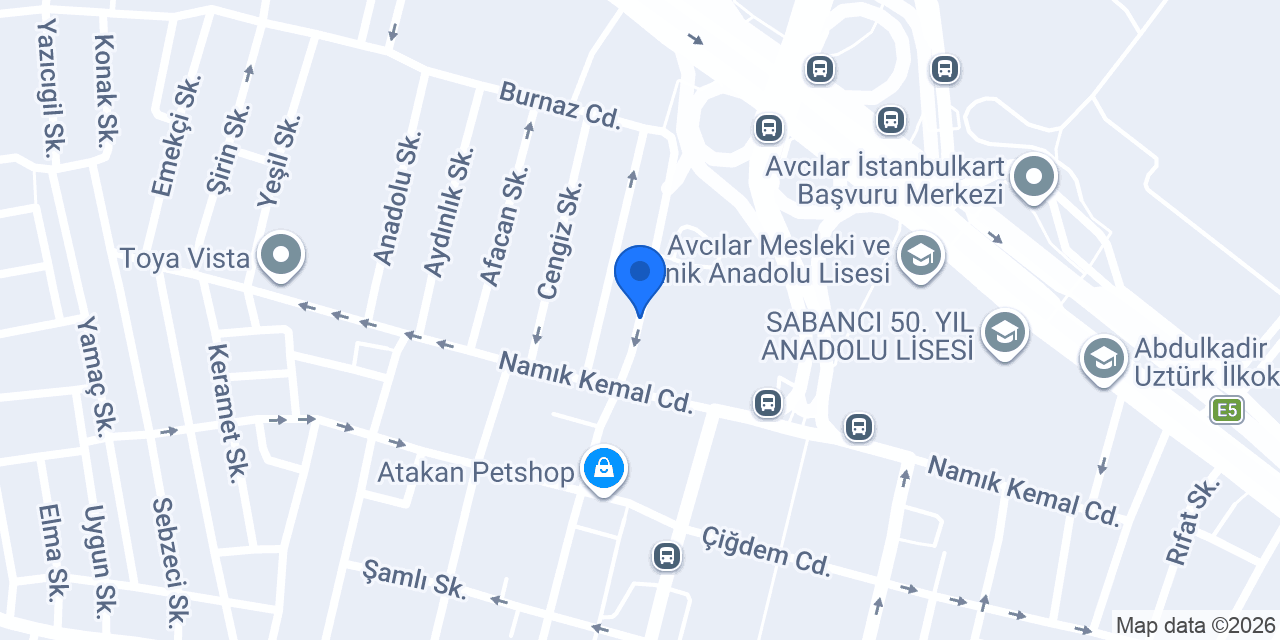 AVCILAR BEREN TURİZM konumu
