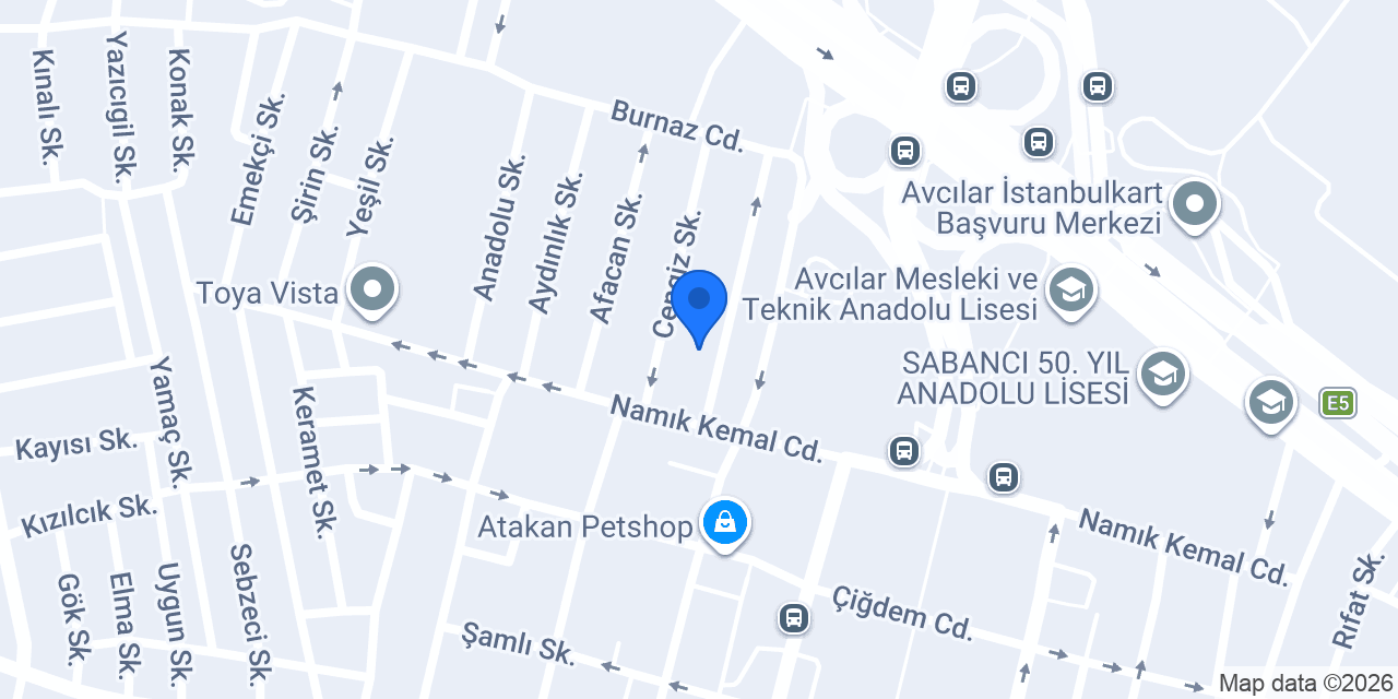Ayık mobilya ve dekorasyon konumu