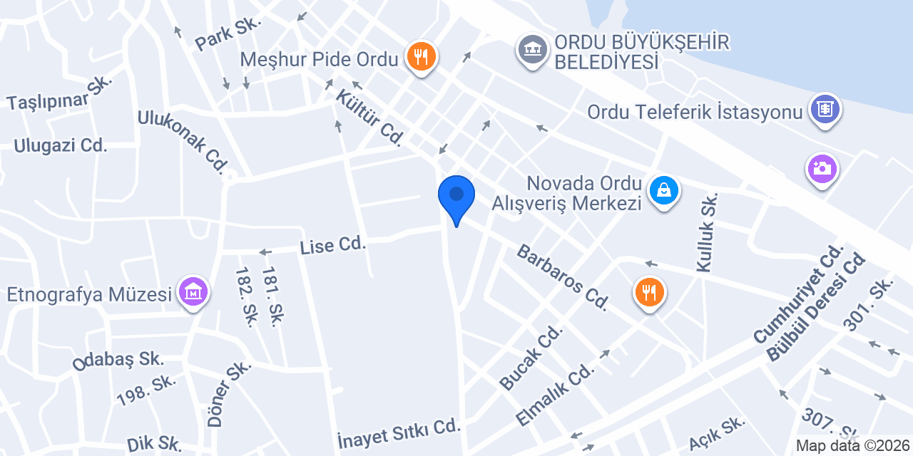 Ordulu Meşhur Börekçi konumu