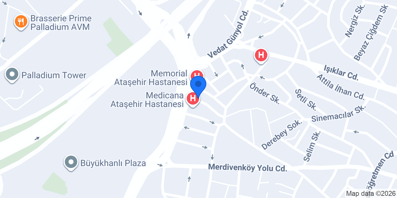 Ataşehir Dil Okullarına konumu