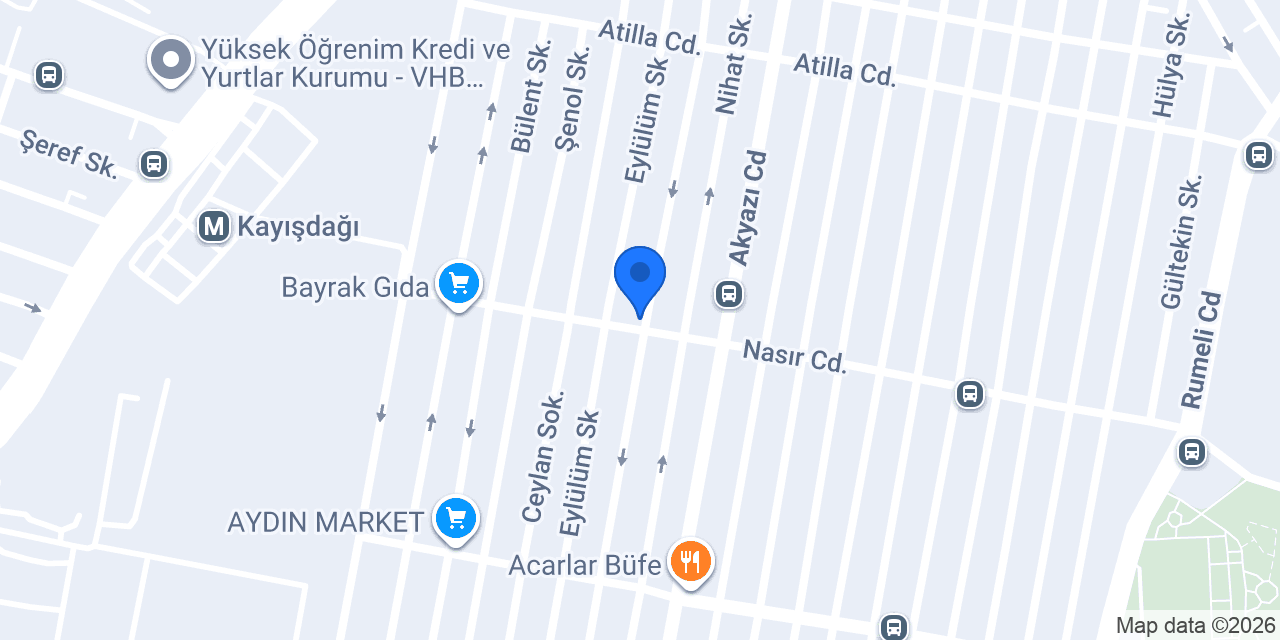 Köroğlu Dondurma konumu