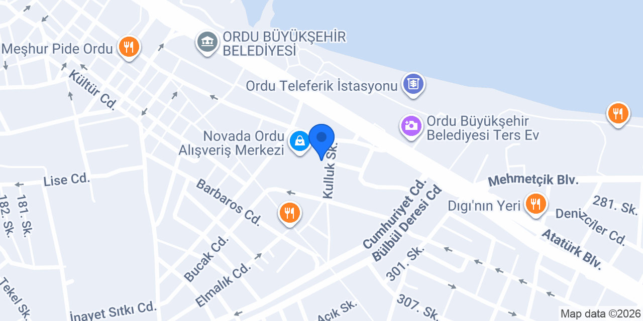 Ordu Bilgisayar konumu