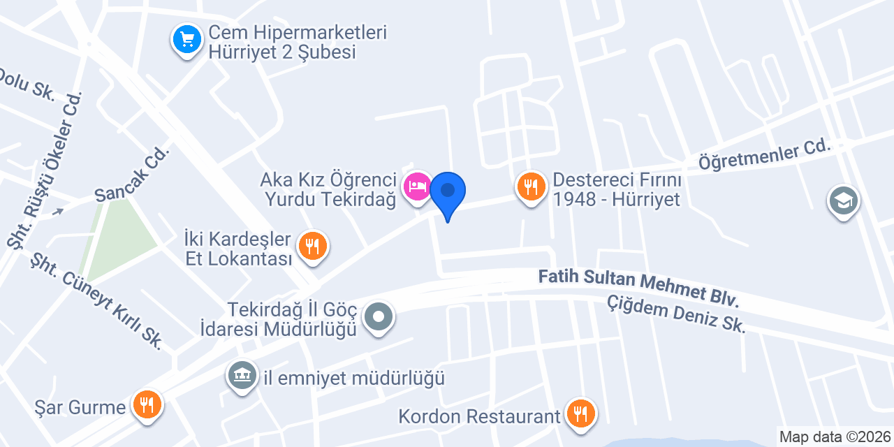 Çamlıca Kırtasiye konumu