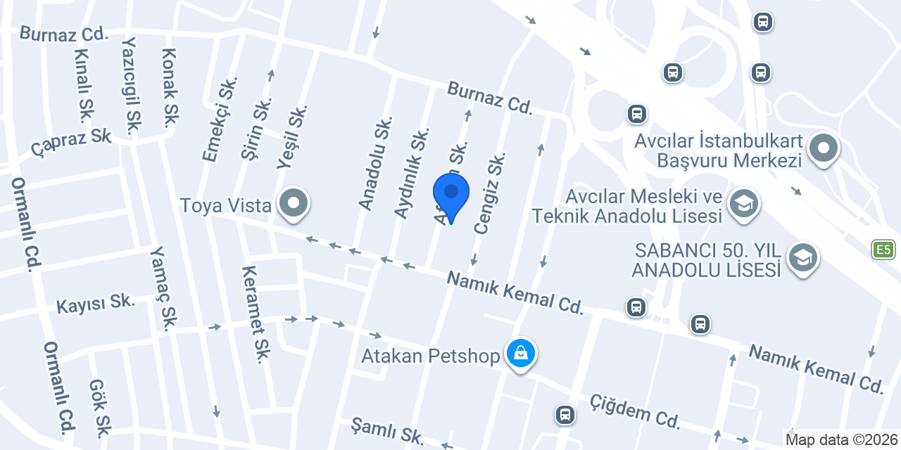 Renk Terzi konumu