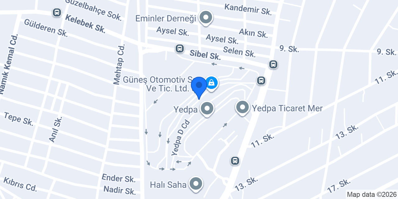 AGEF OTOMOTİV A.Ş konumu