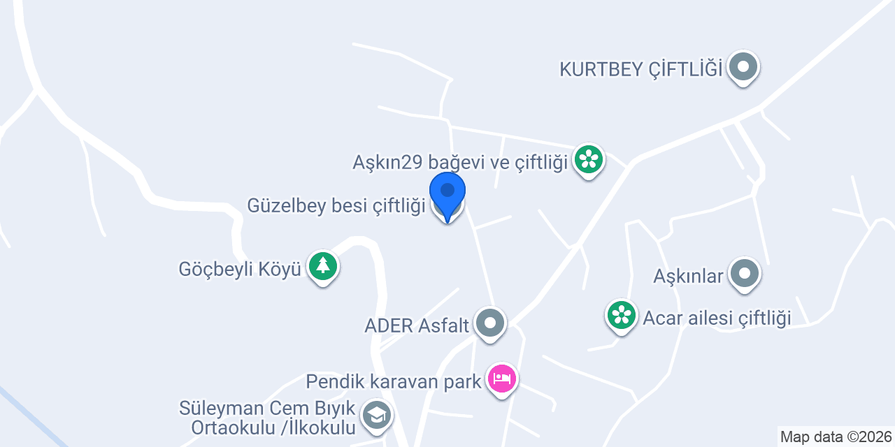 Güzelbey besi çiftliği konumu