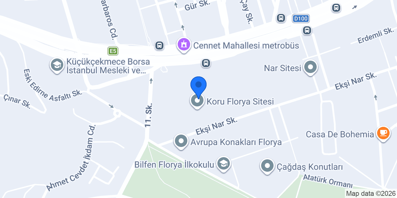 Koru Florya Eczanesi konumu