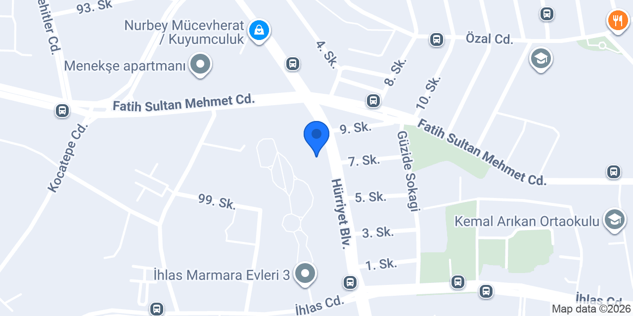 Oses Çiğ Köfte konumu