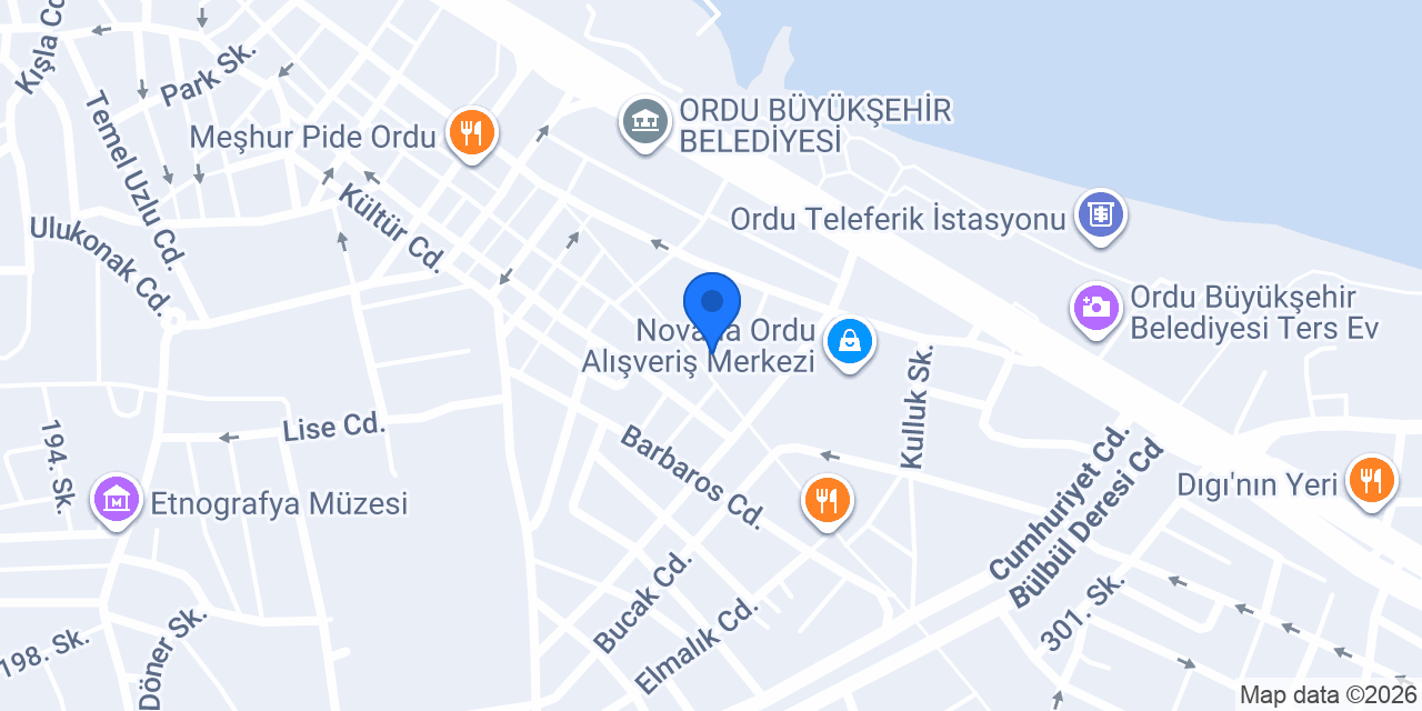 Topçam Mimarlık konumu
