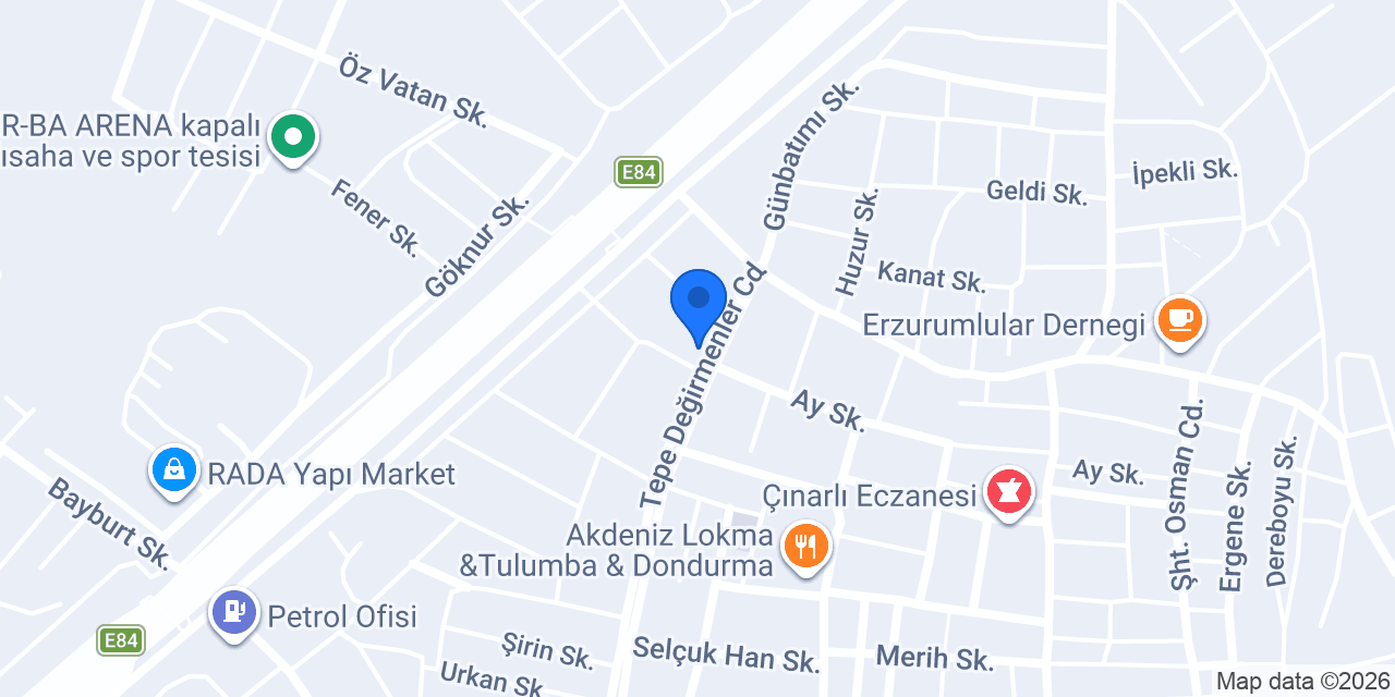 Metin Usta Pastane & Cafe konumu