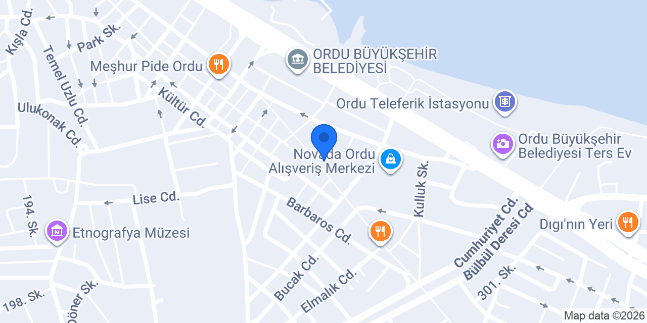Timya Gümüş Evi Cadde konumu