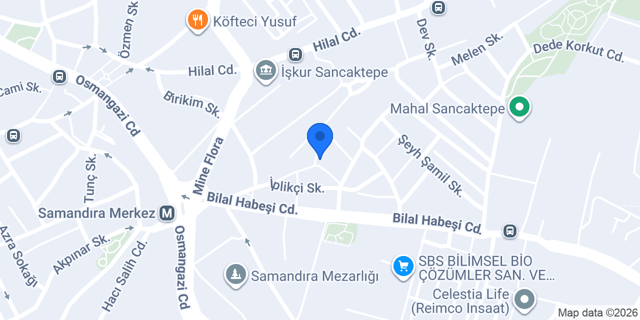 Abooov Kebap Samandıra konumu