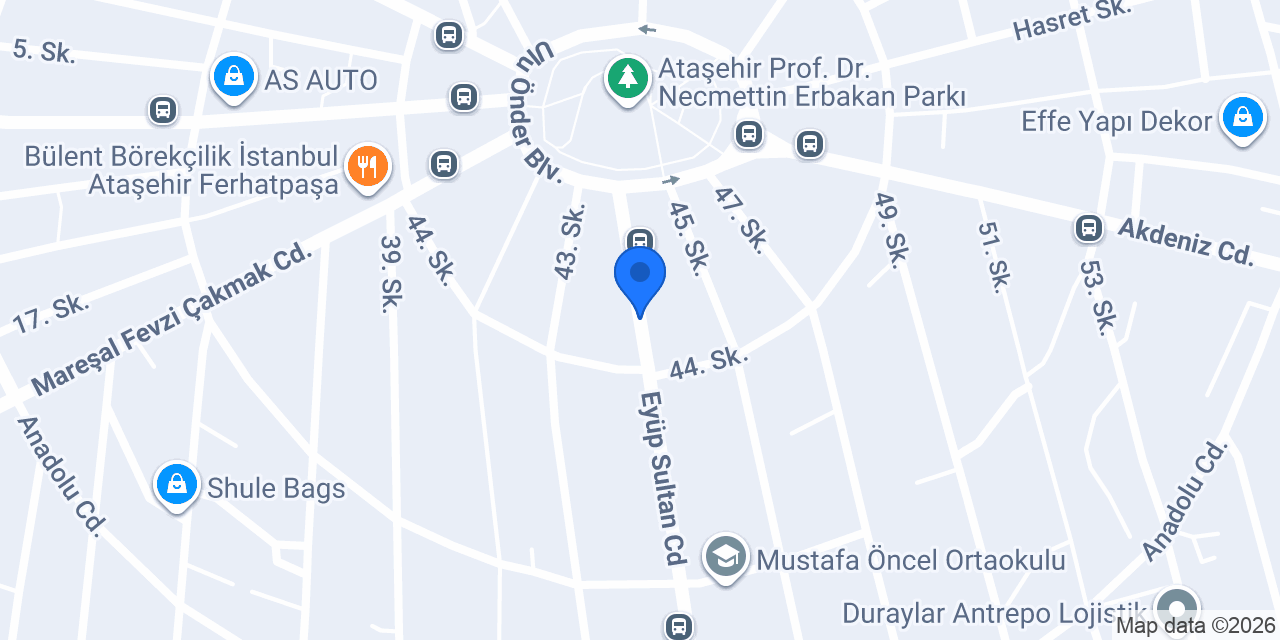Deniz XBody Antrenman Studyo konumu