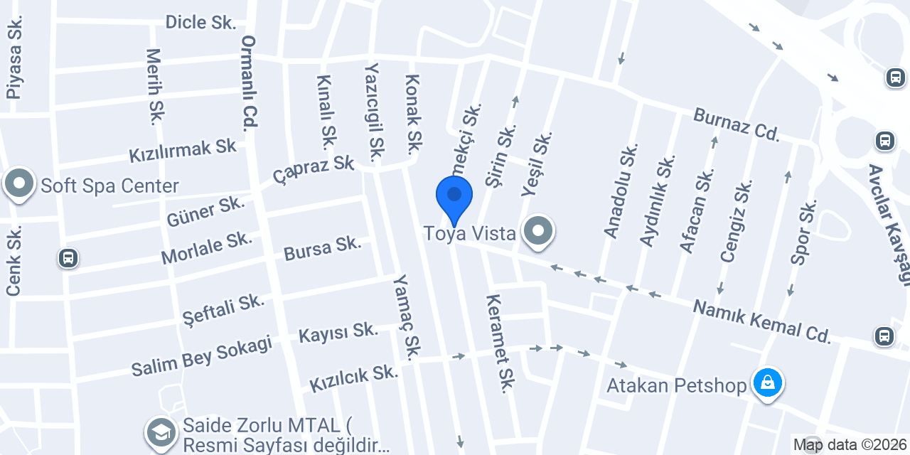 Nur Hırdavat konumu