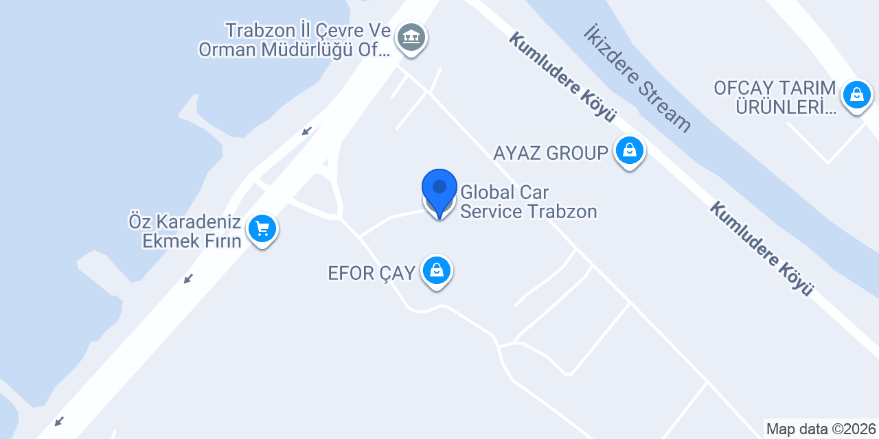 Global Car Service Trabzon konumu