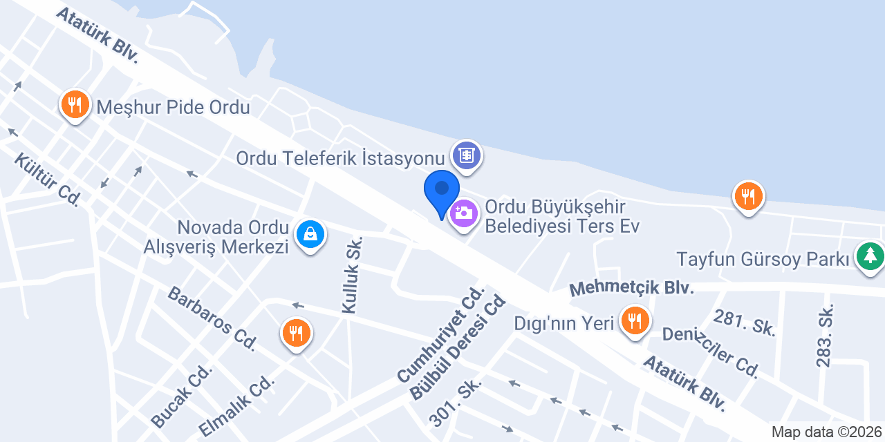 Ataş Hediyelik konumu