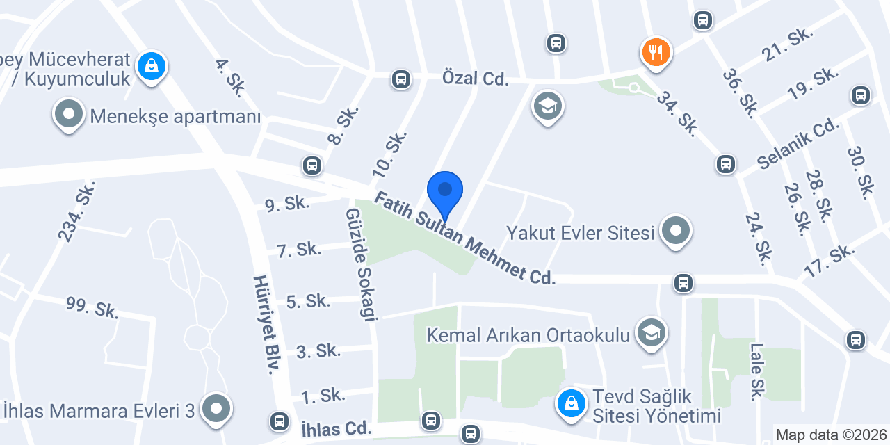 Evport konumu