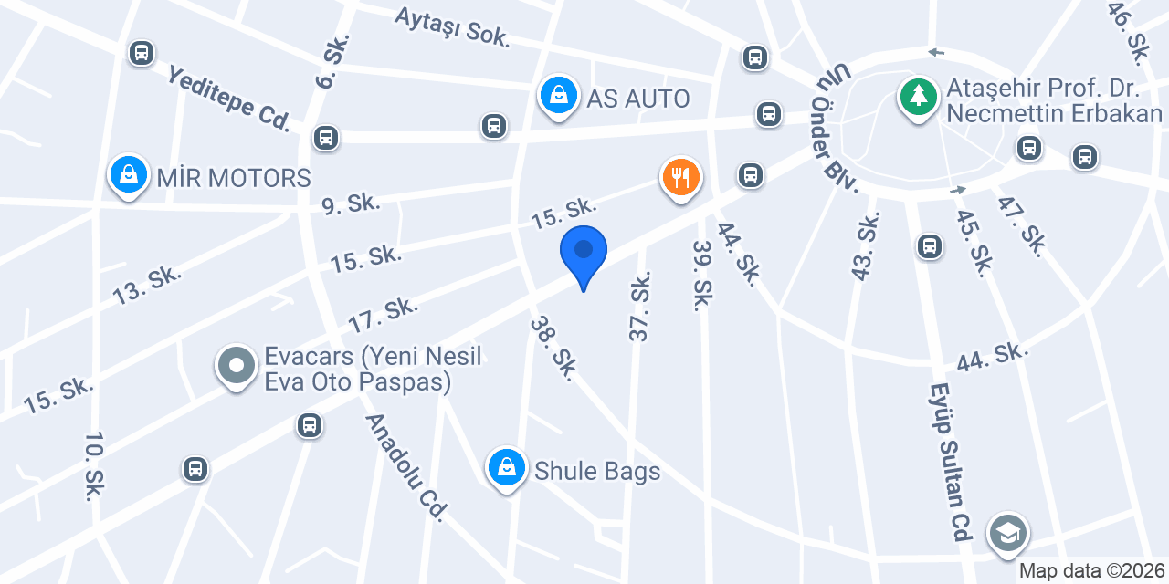 Epower Şarj İstasyonu konumu