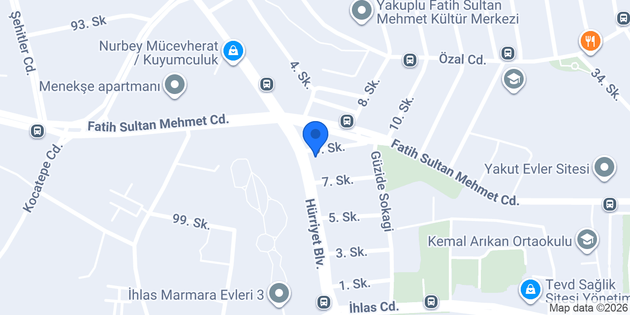 Etiler Paşa Tost konumu