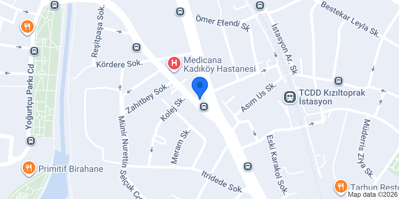 Uzm. Dr. Burak Ayhan Kliniği konumu