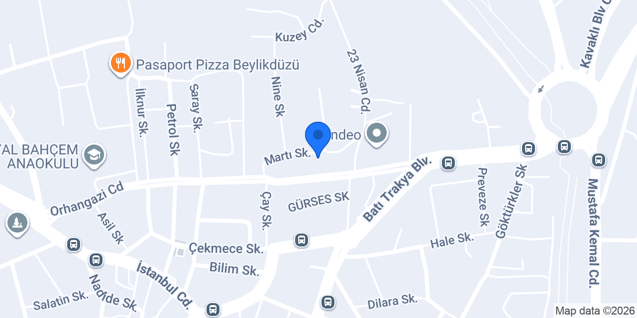 Matbaa Acil Kaşe konumu