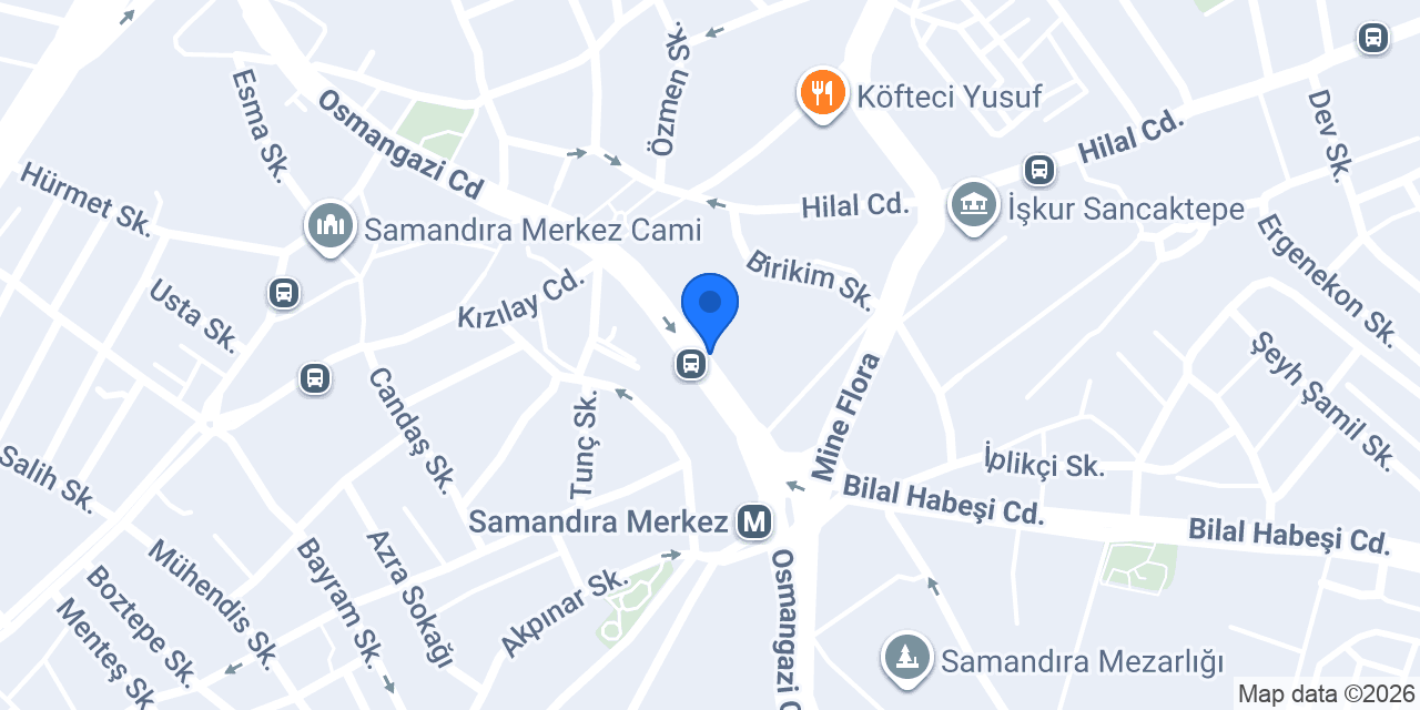 Ayyıldız Hukuk Bürosu konumu