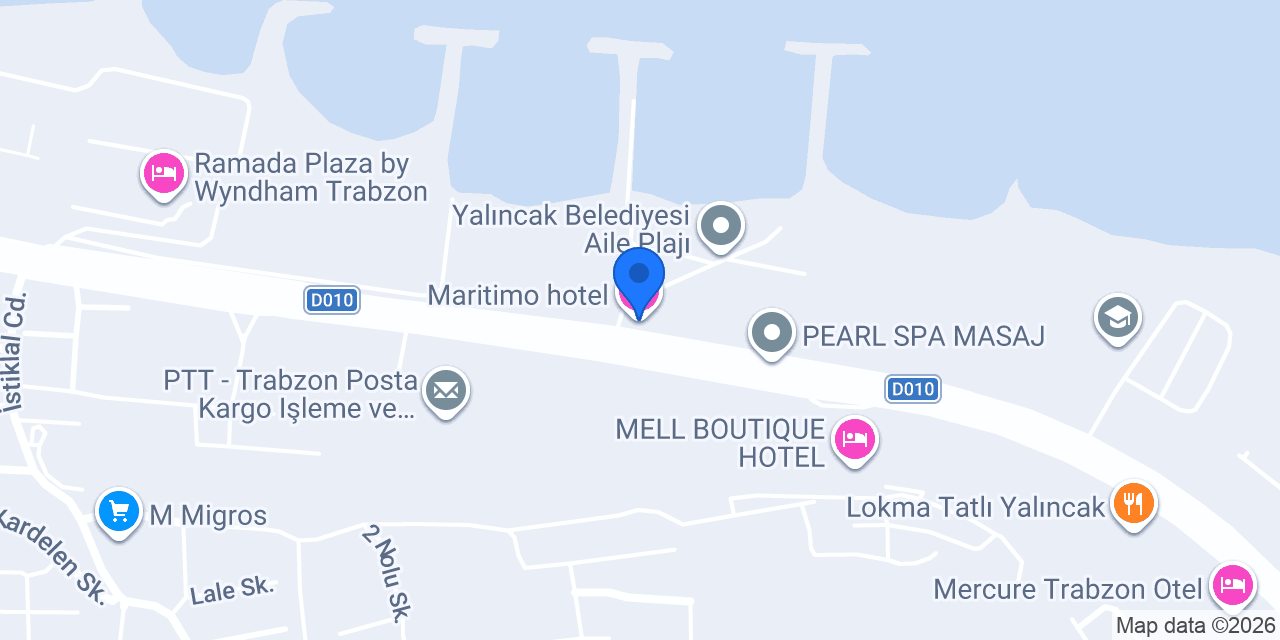 Maritimo hotel konumu