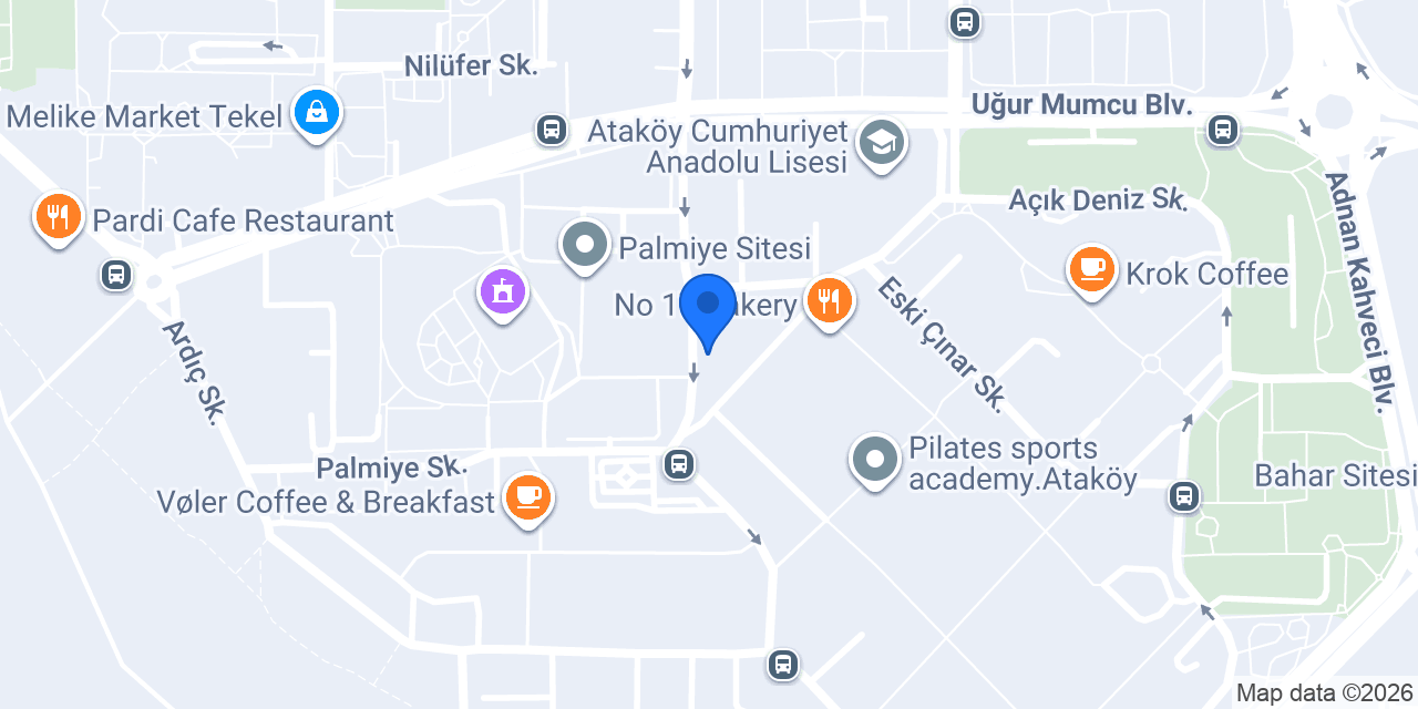 Fragrante Ataköy konumu