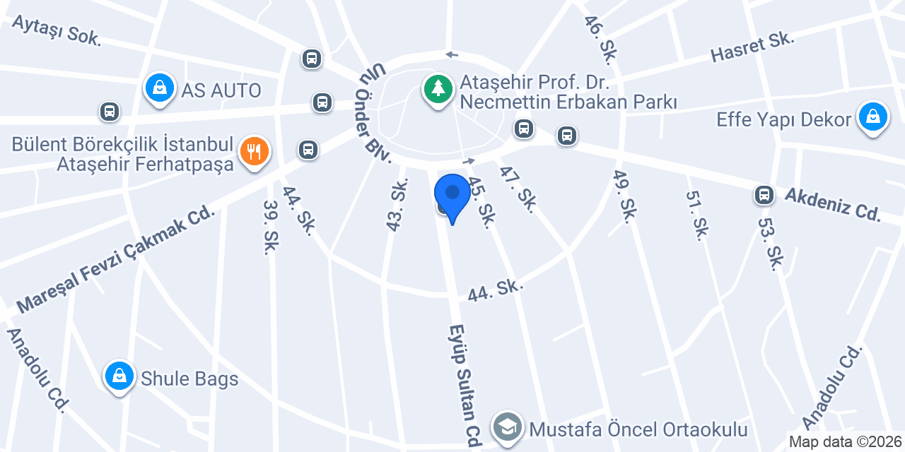 Aralık Tente konumu