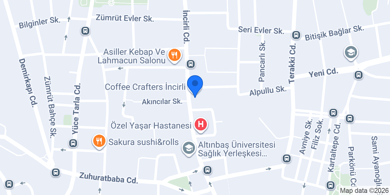 Anadolubank Bakırköy Şubesi konumu