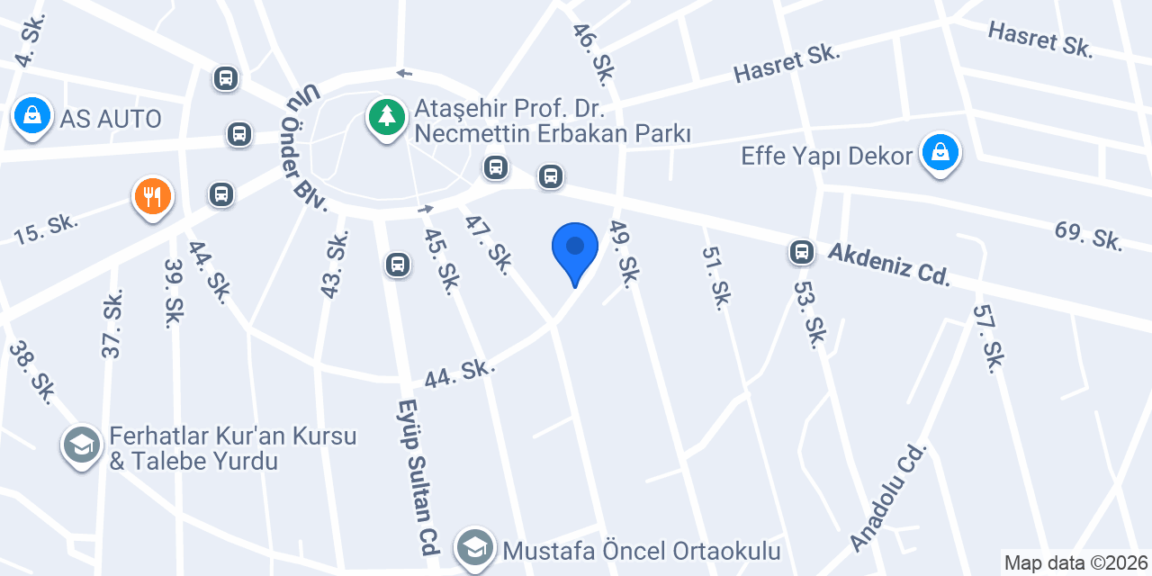 Şakir İş Makinaları konumu