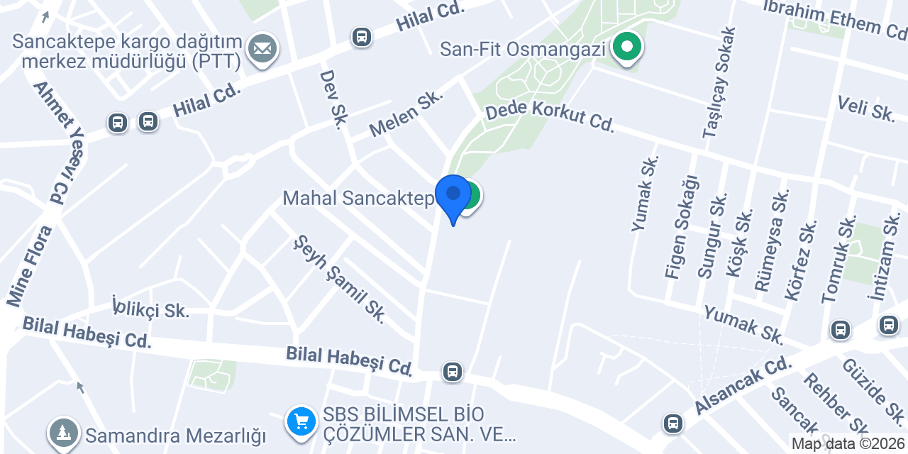 Sancaktepe bijüteri konumu