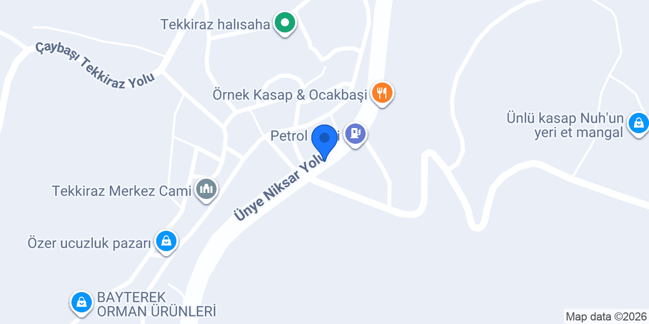 Ptt-tekkiraz Şubesi konumu
