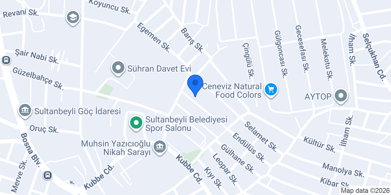 KCY Çelik Kapı konumu