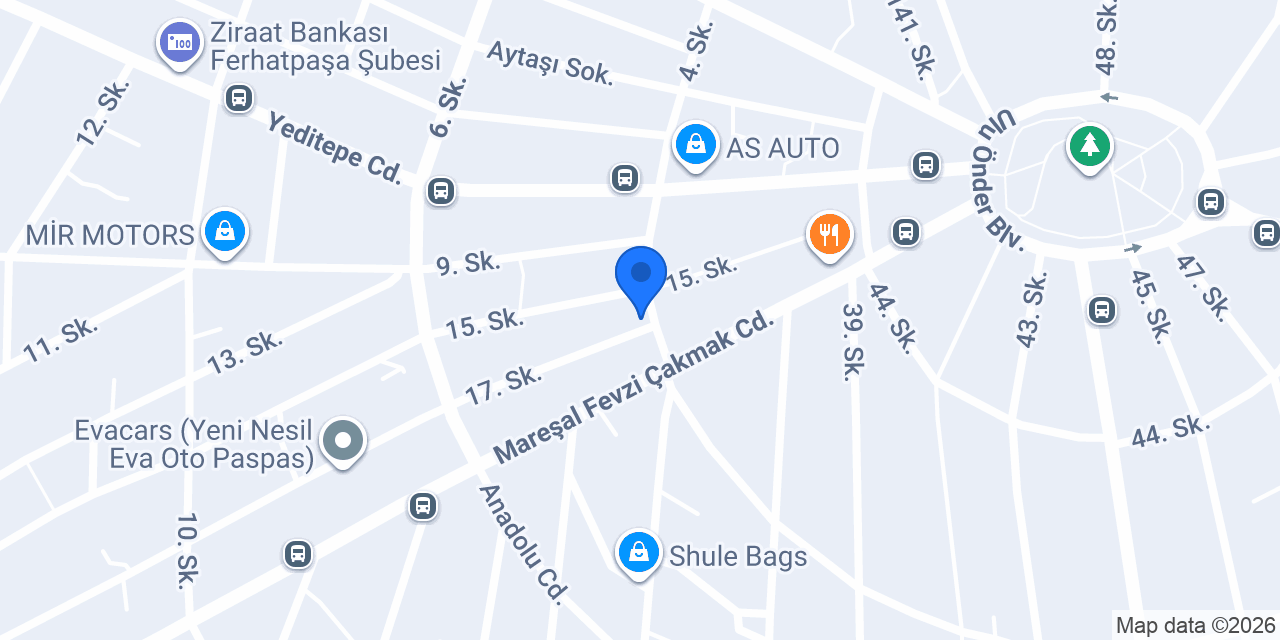 Altındal Sağlık Kabini konumu