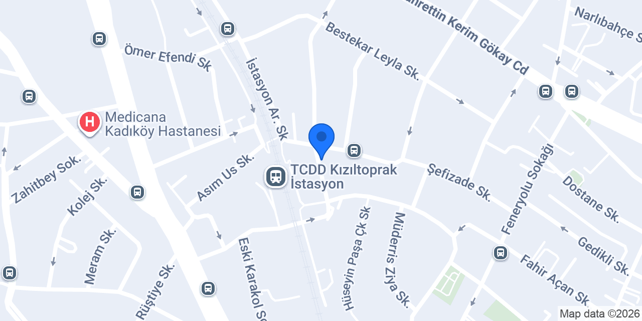 Kızıltoprak Dürümcüsü konumu