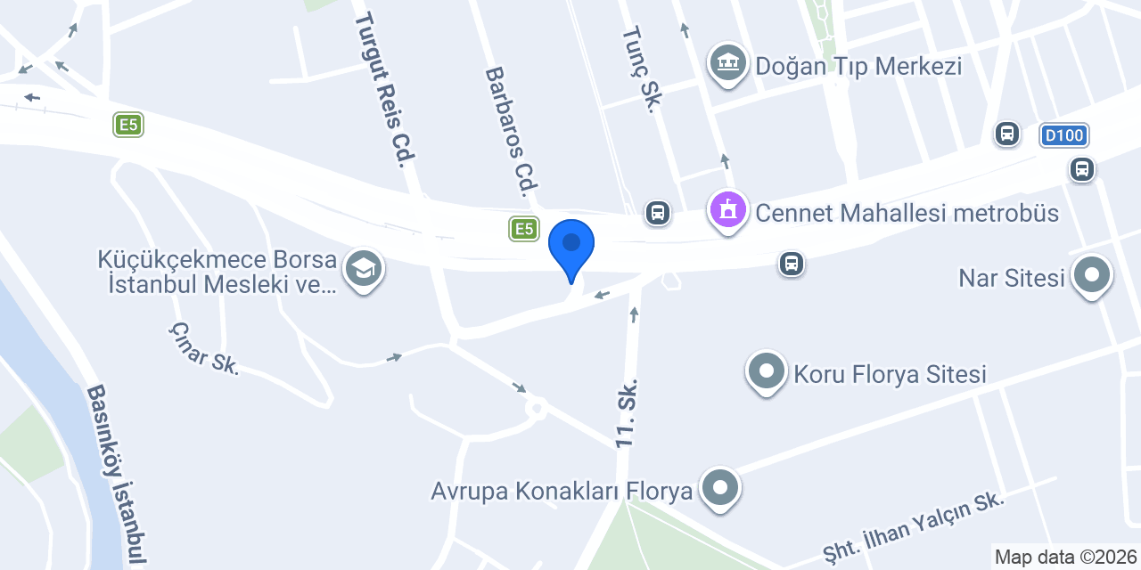Sarcak Rent a Car konumu