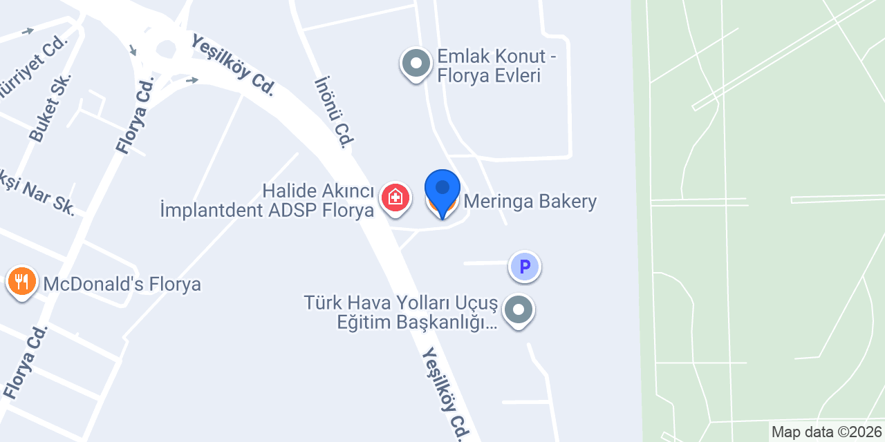 Meringa Bakery konumu