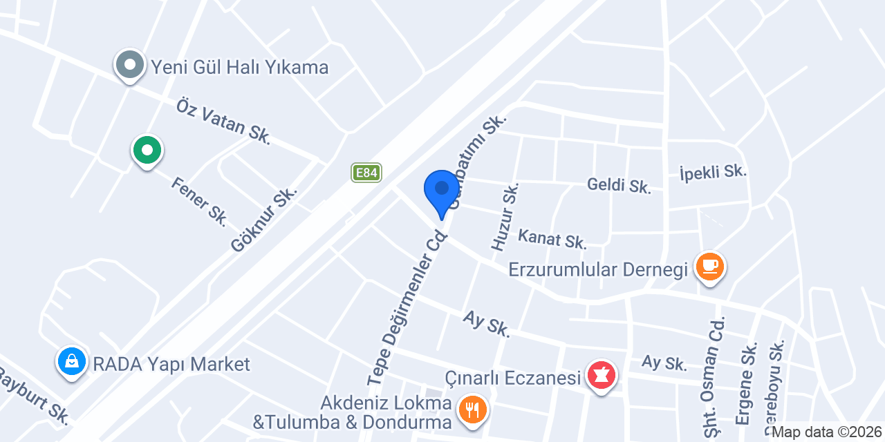 Unex Gıda San. ve Tic. Ltd.Şti. konumu