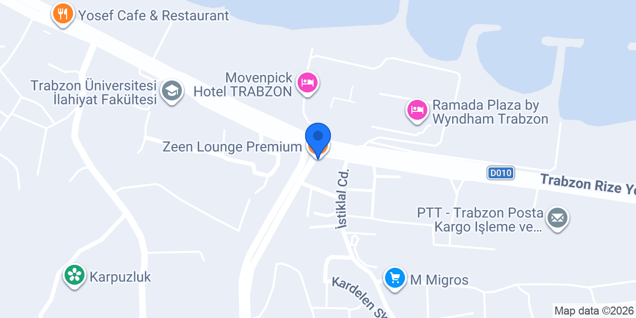 Zeen Lounge Premium konumu