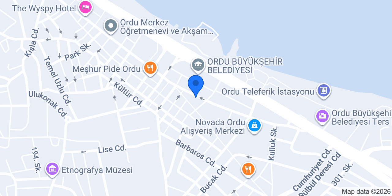 Albaraka Türk ORDU Şubesi konumu