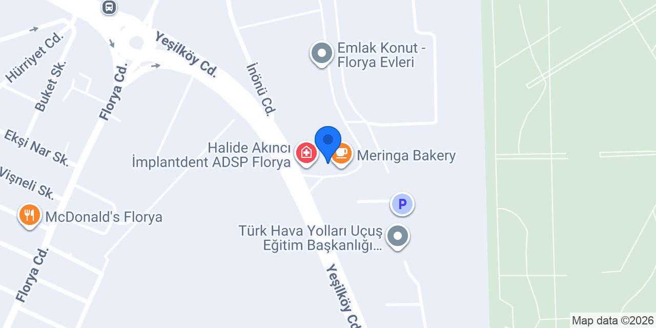 Dentist Halide Akıncı konumu