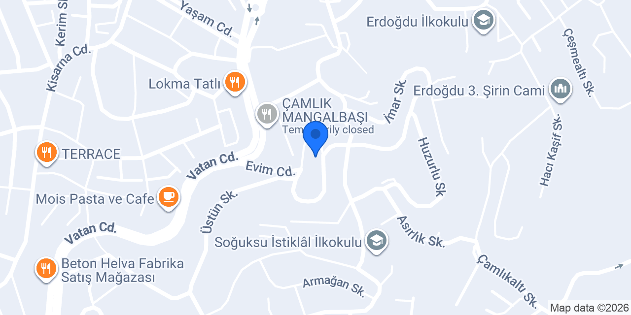 BG Catering konumu
