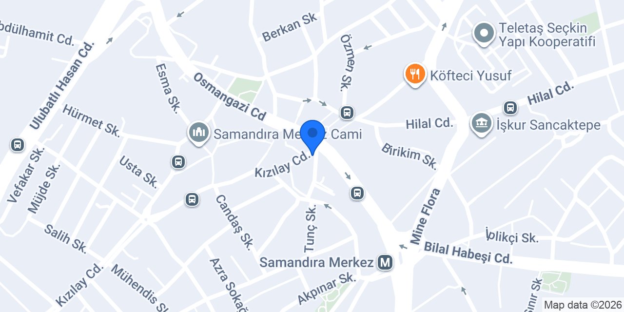 Samandıra Et konumu