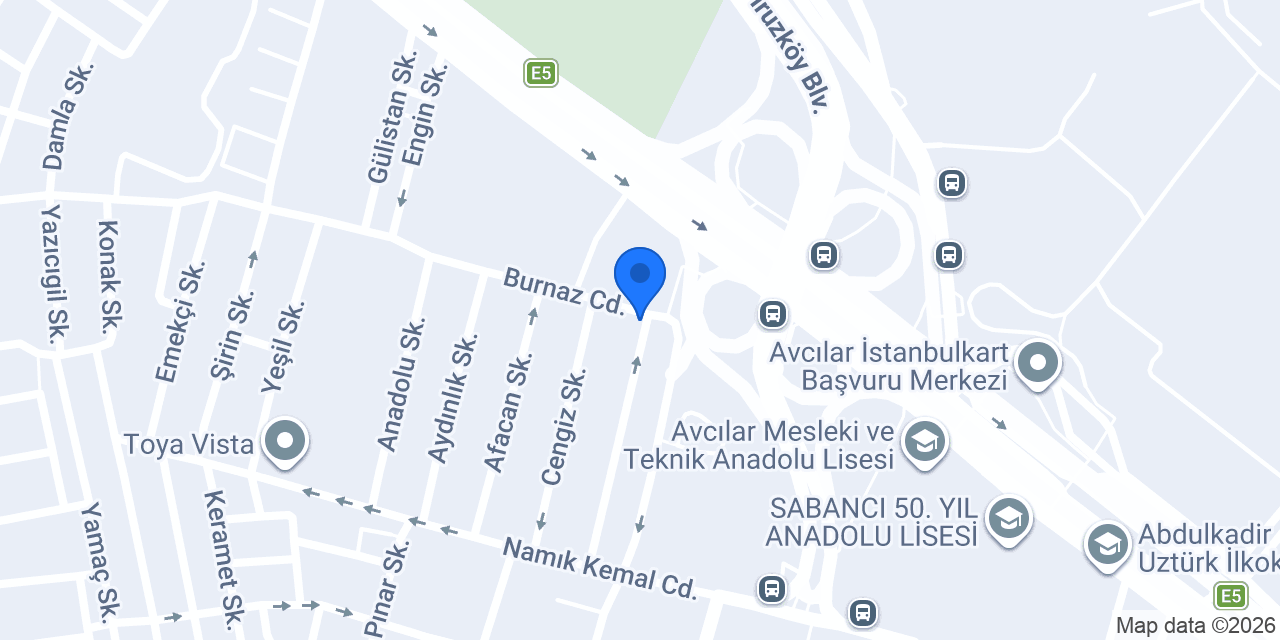 Op.Dr. Türkan Mutafoğlu konumu
