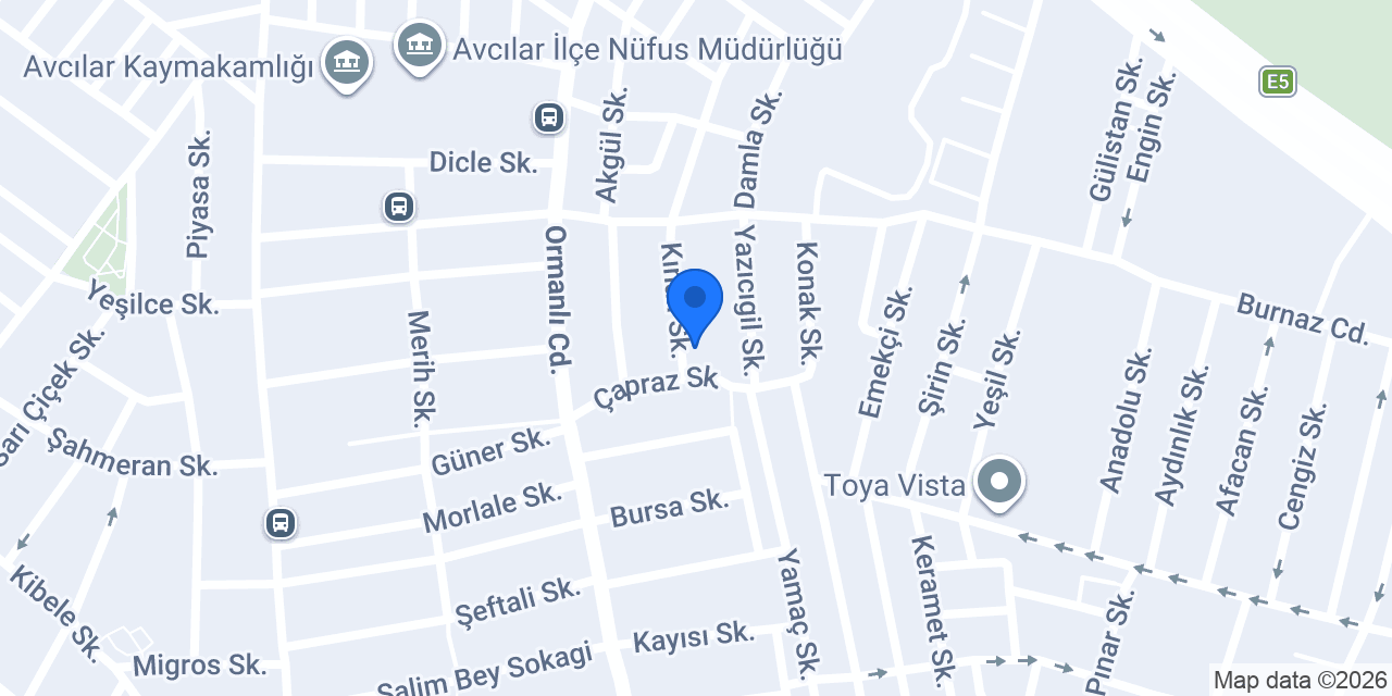 Ozge kuafor konumu