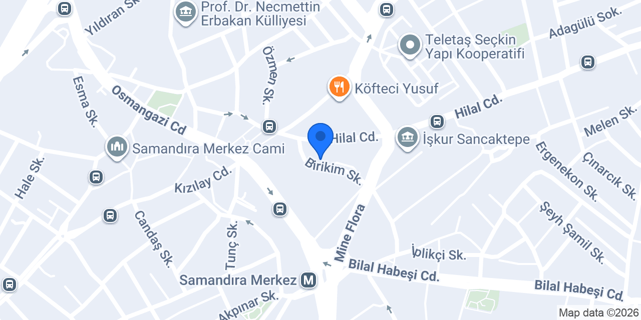 Akdeniz yapı sineklik Samandıra konumu